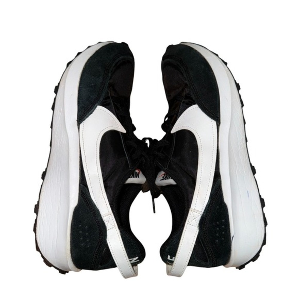 Nike Waffle One Mens 11 Pre-Owned Sneakers‎ Black DH9522-001 Suede Nylon Low Top
